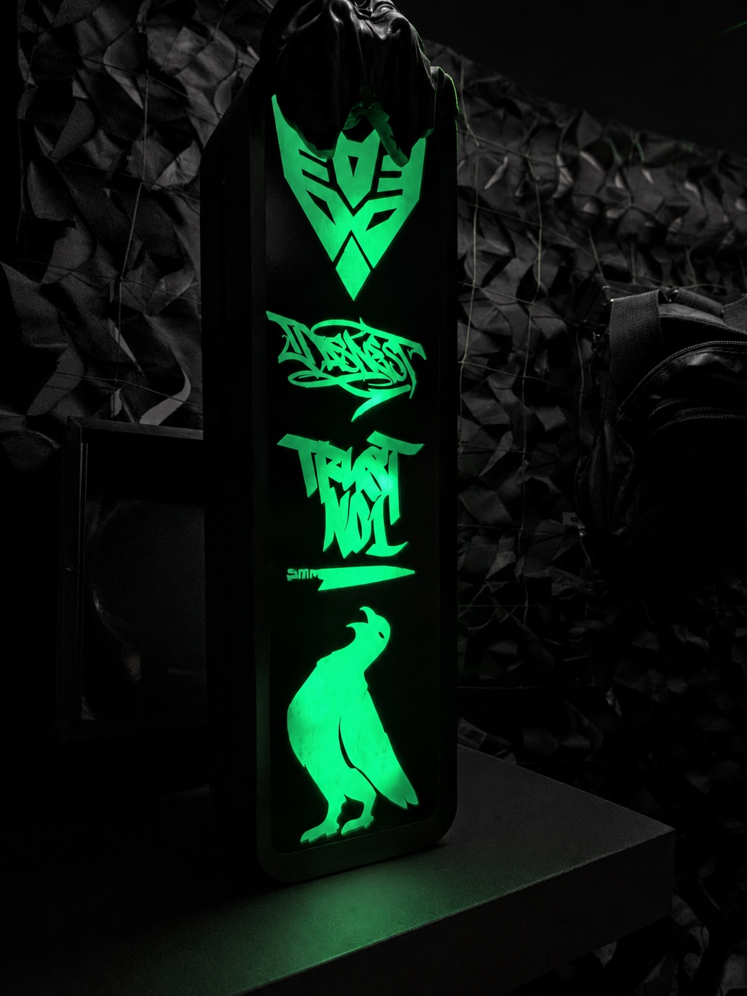 Leuchtpanel und Lichttest